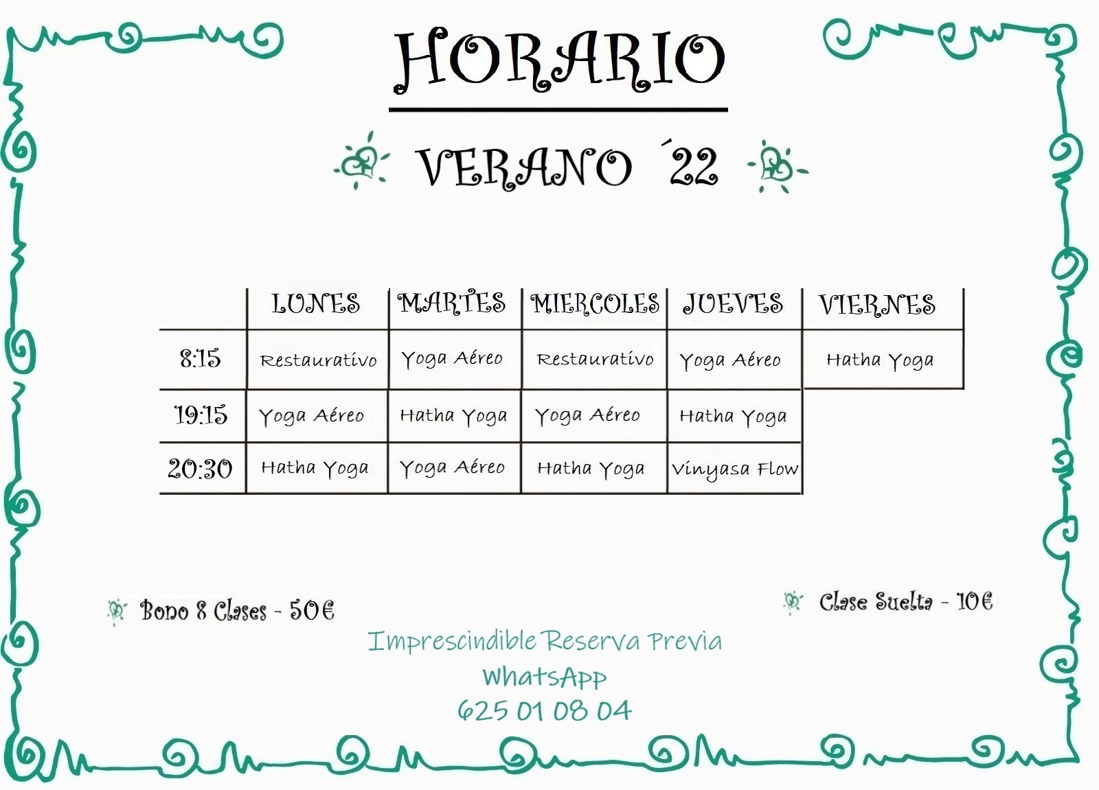 HORARIO VERANO-2022-yosoyoga.com - 2